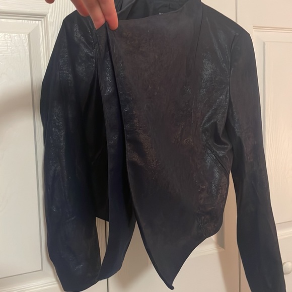 Navy INC International Concepts Waterfall Blazer - Picture 7 of 9